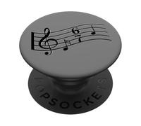 Professeur de Musique 67 Mème Argot Note de Musique Drôle de PopSockets PopGrip Adhésif