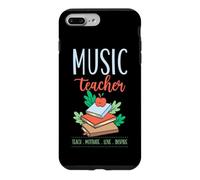 Professeur de Musique pour enseigner motiver l'amour Inspirer la Devise de l'école Coque pour iPhone 7 Plus/8 Plus