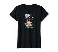 Professeur de Musique pour enseigner motiver l'amour Inspirer la Devise de l'école T-Shirt Graphique avec Valeur, Femme, Noir, L