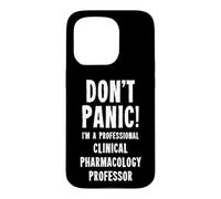 Professeur de pharmacologie Clinique Coque pour iPhone 15 Pro