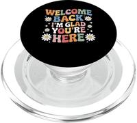 Professeur de rentrée, Bon Retour, Je suis Content Que Vous Soyez là PopSockets PopGrip pour MagSafe