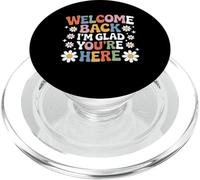 Professeur de rentrée, Bon Retour, Je suis Content Que Vous Soyez là PopSockets PopGrip pour MagSafe