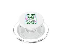 Professeur de rentrée Scolaire Amusant en Forme de Crocodile Qui Vous a Fait Oublier Votre Sourire PopSockets PopGrip pour MagSafe