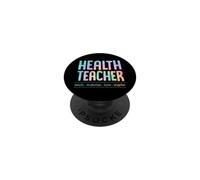 Professeur de santé enseigner motiver l'amour Inspirer la Devise d'enseignement PopSockets PopGrip Adhésif