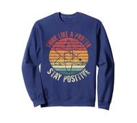 Professeur De Science Proton Science Chimiste Retro Chimie Sweatshirt
