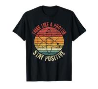 Professeur De Science Proton Science Chimiste Retro Chimie T-Shirt