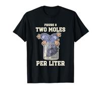 Professeur de Sciences de Chimie et de Mesure de Deux Taupes par Litre T-Shirt