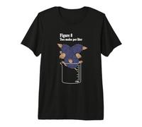 Professeur de Sciences de Chimie et de Mesure de Deux Taupes par Litre T-Shirt Haut de Gamme
