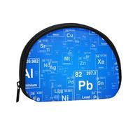 Professeur de Sciences : Éléments Amusants et Tableau périodique,Trousse de Rangement pour Femme, Trousse à Maquillage, Petit Porte-Monnaie, Pochette à Monnaie.