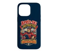 Professeur de Ski d'apres pour enseigner des Tours de Prise de Vue Amusants Coque pour iPhone 14 Pro Max