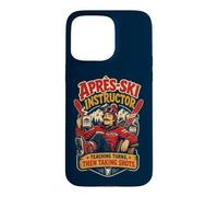 Professeur de Ski d'apres pour enseigner des Tours de Prise de Vue Amusants Coque pour iPhone 15 Pro Max