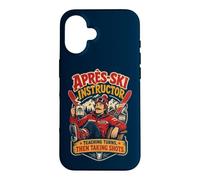 Professeur de Ski d'apres pour enseigner des Tours de Prise de Vue Amusants Coque pour iPhone 16