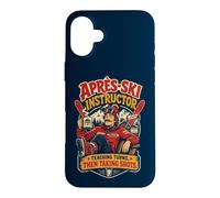 Professeur de Ski d'apres pour enseigner des Tours de Prise de Vue Amusants Coque pour iPhone 16 Plus