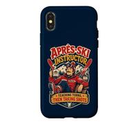 Professeur de Ski d'apres pour enseigner des Tours de Prise de Vue Amusants Coque pour iPhone X/XS