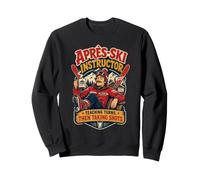 Professeur de Ski d'apres pour enseigner des Tours de Prise de Vue Amusants Sweatshirt