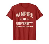 Professeur de sorcière Funny VAMPIRE UNIVERSITY Life Eternal Skills T-Shirt