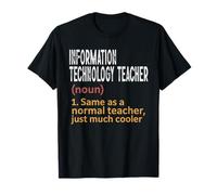 Professeur de Technologie de l'information - Définition drôle T-Shirt