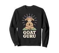 Professeur de Yoga avec chèvre - Retraite de Bien-être Animal Amusant Sweatshirt