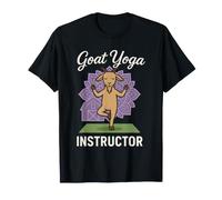 Professeur de Yoga avec chèvre - Retraite de Bien-être Animal Amusant T-Shirt