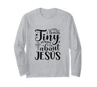 Professeur d'école du Dimanche drôle, j'enseigne Jésus à de Petits Humains Manche Longue