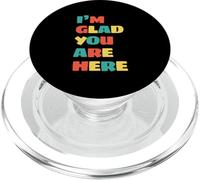 Professeur d'école pour la rentrée des Classes Mignon I'm Glad You're Here PopSockets PopGrip pour MagSafe