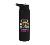 Professeur d'éducation physique de l'école Parce que j'aime ça Professeur de gym Professeur d'éducation physique Stainless Steel Insulated Water Bottle