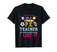 Professeur d'éducation Physique de l'école Parce Que J'aime ça Professeur de Gym Professeur d'éducation Physique T-Shirt Graphique avec Valeur