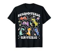 Professeur d'éducation spécialisée sur Les Dinosaures spatiaux de l'univers neurodiversifié SPED T-Shirt