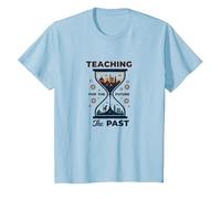 Professeur d'études sociales : enseigner Le passé pour l'avenir T-Shirt, Enfant, Bleu Céleste, 12 Ans