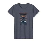 Professeur d'études sociales : enseigner Le passé pour l'avenir T-Shirt, Femme, Bleu Chiné, L