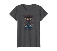 Professeur d'études sociales : enseigner Le passé pour l'avenir T-Shirt, Femme, Chiné Foncé, XL