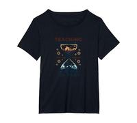 Professeur d'études sociales : enseigner Le passé pour l'avenir T-Shirt, Femme Grandes Tailles, Noir, 6X
