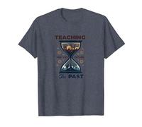 Professeur d'études sociales : enseigner Le passé pour l'avenir T-Shirt, Homme, Bleu Chiné, 5XL