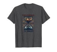 Professeur d'études sociales : enseigner Le passé pour l'avenir T-Shirt, Homme, Chiné Foncé, 3XL
