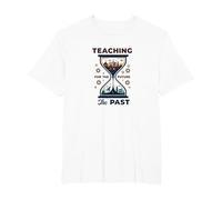 Professeur d'études sociales : enseigner Le passé pour l'avenir T-Shirt, Homme Grandes Tailles, Blanc, 5X Tall