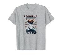 Professeur d'études sociales : enseigner Le passé pour l'avenir T-Shirt, Homme, Gris Chiné, M