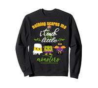Professeur d'halloween : drôle, Rien ne m'effraie, Petits Monstres Sweatshirt