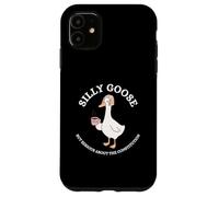 Professeur d'histoire drôle de Silly Goose Constitution Coque pour iPhone 11