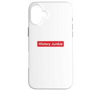 Professeur d'histoire Junkie Historien drôle Coque pour iPhone 16 Plus