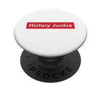 Professeur d'histoire Junkie Historien drôle PopSockets PopGrip Adhésif