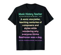 Professeur d'histoire musicale drôle T-Shirt