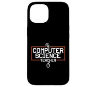 Professeur d'informatique Code des technologies de l'information Coque pour iPhone 15