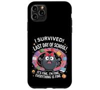 Professeur drôle auquel J'Ai survécu au dernier Jour d'école 2025, C'est très Bien Coque pour iPhone 11 Pro Max
