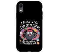 Professeur drôle auquel J'Ai survécu au dernier Jour d'école 2025, C'est très Bien Coque pour iPhone XR