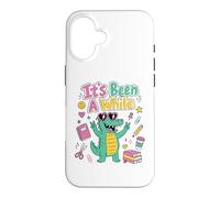 Professeur drôle de Retour à l'école Ça Fait Longtemps Crocodile Coque pour iPhone 16