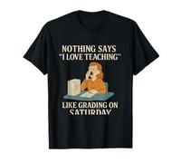 Professeur drôle, J'adore enseigner la Notation Le Samedi T-Shirt