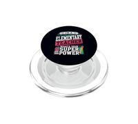 Professeur du Primaire, Quel est Votre Super Pouvoir ? Éducateur drôle PopSockets PopGrip pour MagSafe