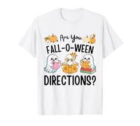 Professeur Halloween Êtes-Vous tombé dans Ween Directions Ghost Pun T-Shirt Graphique avec Valeur