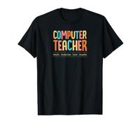 Professeur Informatique Enseigner Motivate Amour Inspire Enseignement Devise T-Shirt Graphique avec Valeur