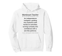 Professeur Montessori drôle Sweat à Capuche
